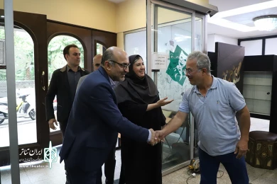 بازدید مدیرکل هنر های نمایشی  از تماشاخانه سنگلج‎