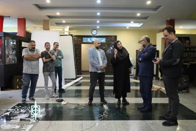 بازدید مدیرکل هنر های نمایشی  از تماشاخانه سنگلج‎