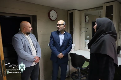 بازدید مدیرکل هنر های نمایشی  از تماشاخانه سنگلج‎