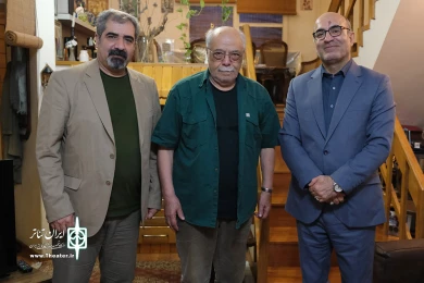 دیدار مدیرکل هنرهای نمایشی و مدیرعامل انجمن هنرهای نمایشی ایران با استاد زنجانپور