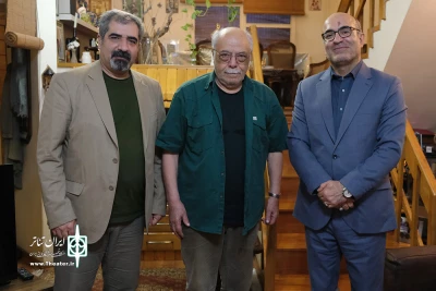 دیدار مدیرکل هنرهای نمایشی و مدیرعامل انجمن هنرهای نمایشی ایران با استاد زنجانپور