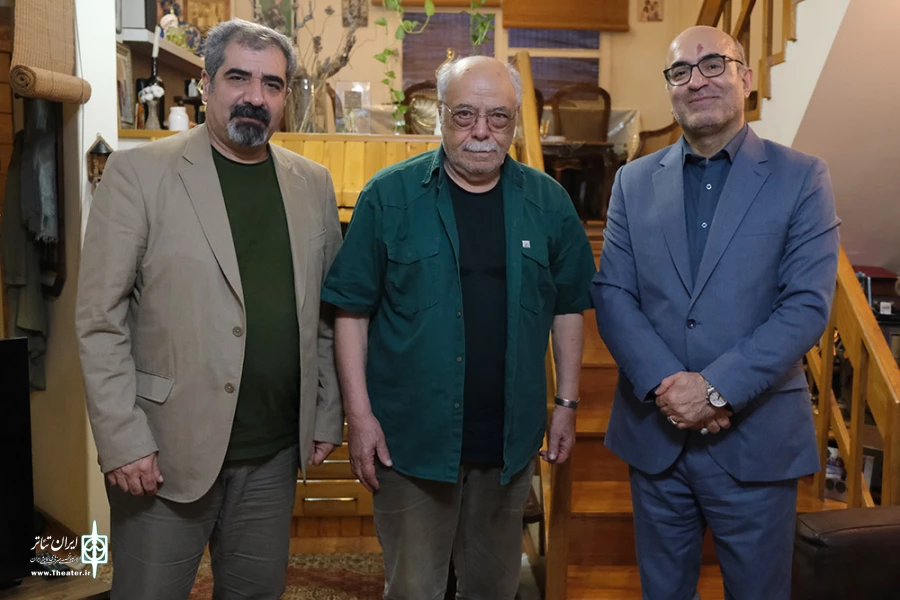 دیدار مدیرکل هنرهای نمایشی و مدیرعامل انجمن هنرهای نمایشی ایران با استاد زنجانپور