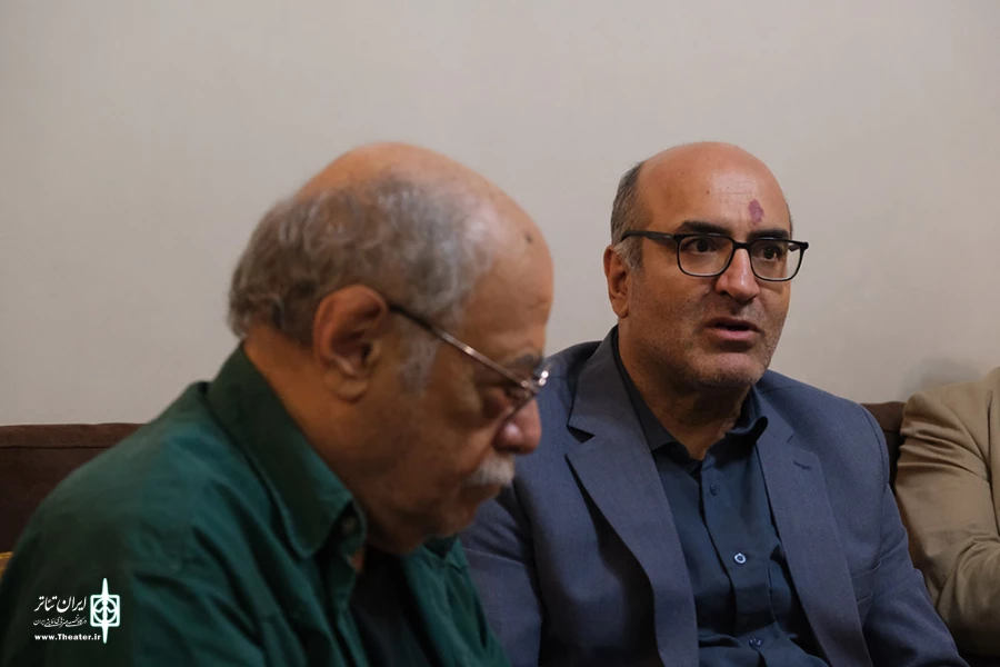 دیدار مدیرکل هنرهای نمایشی و مدیرعامل انجمن هنرهای نمایشی ایران با استاد زنجانپور