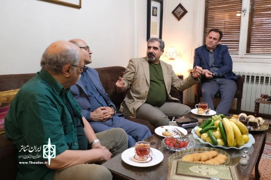 دیدار مدیرکل هنرهای نمایشی و مدیرعامل انجمن هنرهای نمایشی ایران با استاد زنجانپور