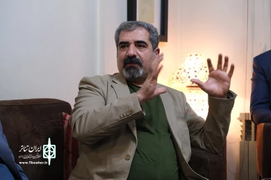 دیدار مدیرکل هنرهای نمایشی و مدیرعامل انجمن هنرهای نمایشی ایران با استاد زنجانپور