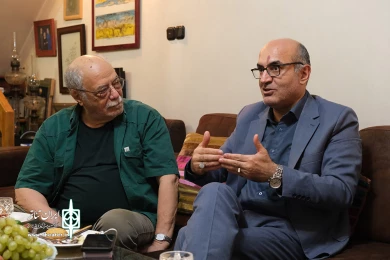 دیدار مدیرکل هنرهای نمایشی و مدیرعامل انجمن هنرهای نمایشی ایران با استاد زنجانپور