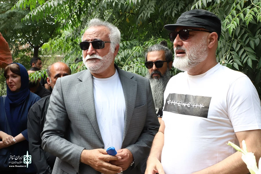 مرد نیک تئاتر با ذکر خاطراتی خوش از بازی و زندگی‌اش به خاک سپرده شد 6
