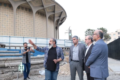 بازدید محمدمهدی احمدی از تئاتر شهر