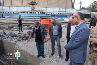 بازدید محمدمهدی احمدی از تئاتر شهر