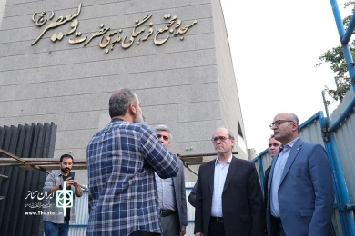 بازدید محمدمهدی احمدی از تئاتر شهر