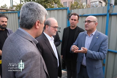 بازدید محمدمهدی احمدی از تئاتر شهر