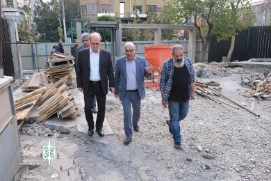 بازدید محمدمهدی احمدی از تئاتر شهر