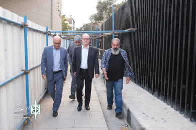 بازدید محمدمهدی احمدی از تئاتر شهر