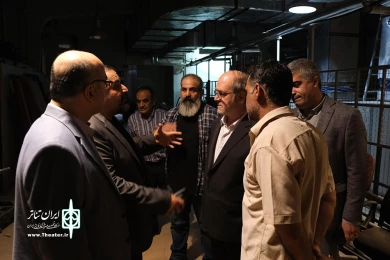 بازدید محمدمهدی احمدی از تئاتر شهر