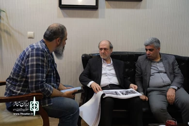 بازدید محمدمهدی احمدی از تئاتر شهر