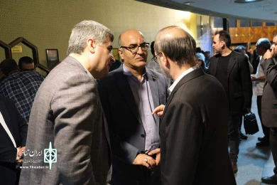 بازدید محمدمهدی احمدی از تئاتر شهر