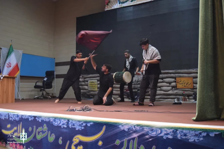 «به وقت شام» در محلات به روی صحنه رفت 2