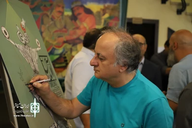 مراسم شب چراغ نمایش آماس