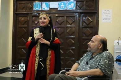 شب چراغ نمایش آنسوی افسانه با حضور محمدرضا داوود نژاد
