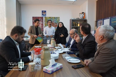 مراسم رونمایی از پوستر دومین جشنواره ملی تئاتر اقتباس