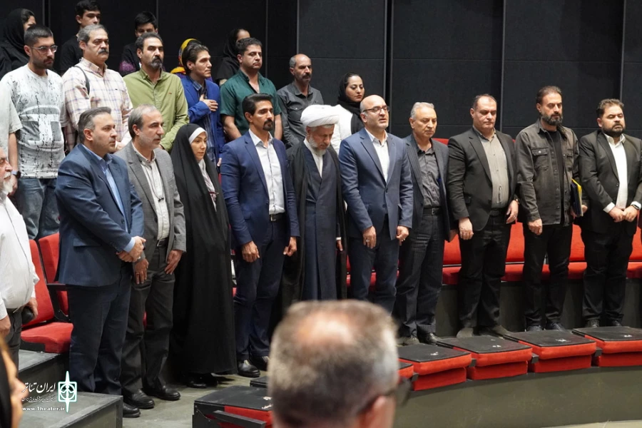 مراسم رونمایی از پوستر دومین جشنواره ملی تئاتر اقتباس
