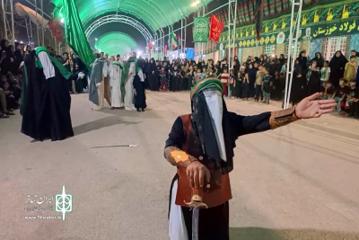 در نخستین روز ششمین سوگواره ملی تئاتر میدانی و تعزیه اربعین حسینی؛

تعزیه عربی «ونات» در چذابه اجرا شد