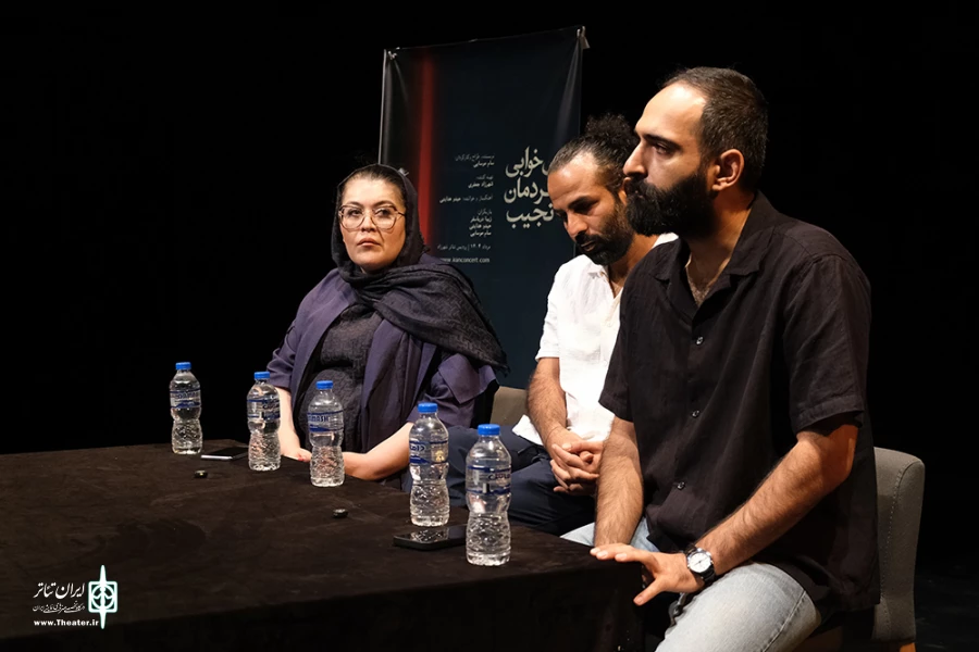نشست خبری نمایش «بی‌خوابی مردمان نجیب» برگزار شد 3