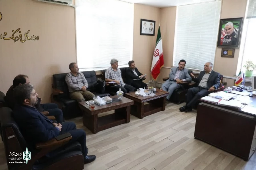 نشست شورای سیاستگذاری جشنواره تئاتر استانی اردبیل/ عکاس: ولی الله ارجمند
