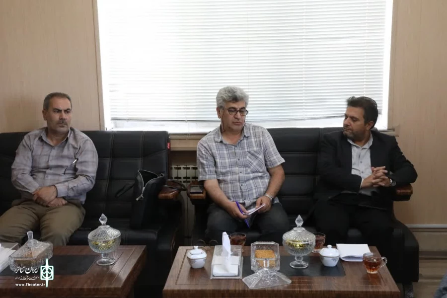 نشست شورای سیاستگذاری جشنواره تئاتر اردبیل/ عکاس: ولی الله ارجمند
