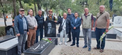 ادای احترام هنرمندان جمهوری آذربایجان به هنرمندان فقید تئاتر اردبیل
